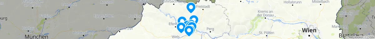 Kartenansicht für Apotheken-Notdienste in der Nähe von Oberneukirchen (Urfahr-Umgebung, Oberösterreich)